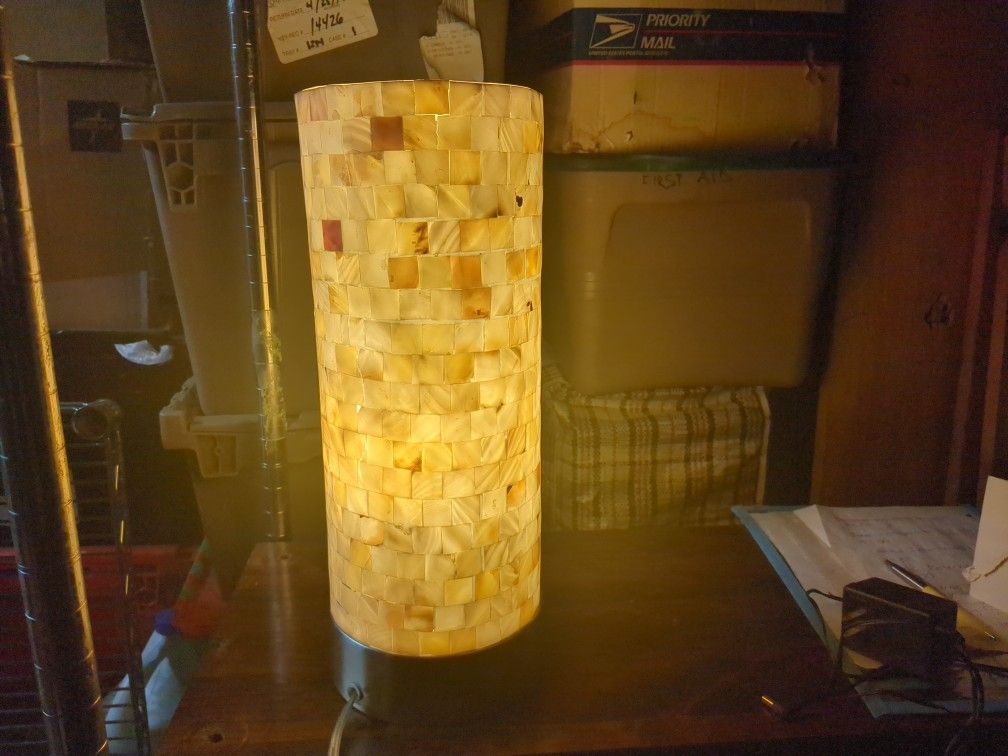 Mother Pearl Lamp