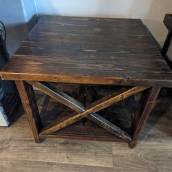 Solid Wood End Table