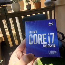 *Factory sealed* intel 10th Gen Core i7 unlocked (i7-10700k lga1200) 3.8ghz 16mb cache