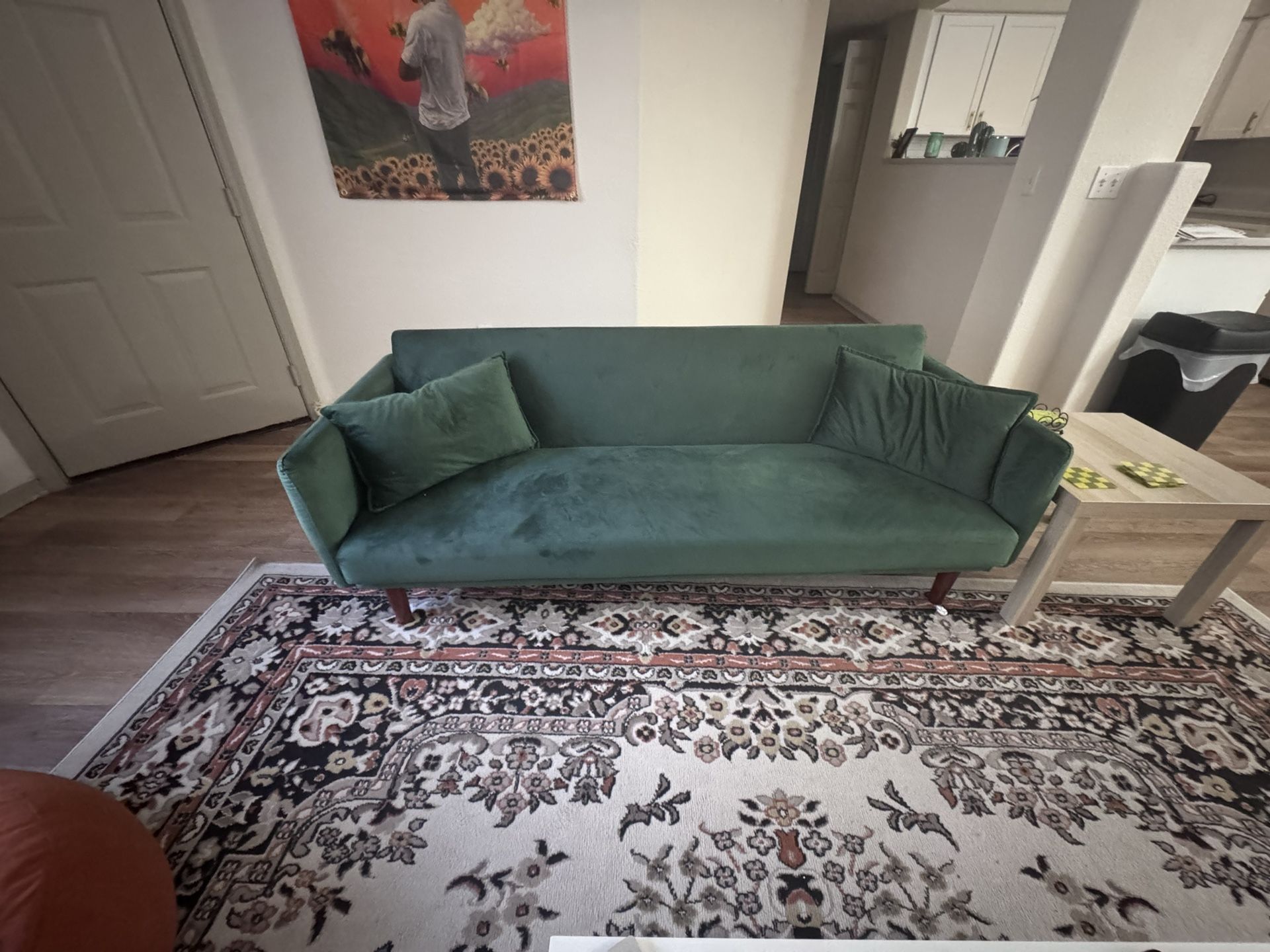 Green Wayfair Futon