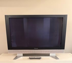 Panasonic TH-42PX50U 42” Plasma Television with Original Stand and Remote Control