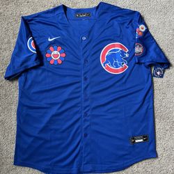 MENS CHICAGO CUBS JERSEY 2XL XXL 2X TOKYO SERIES SUZUKI