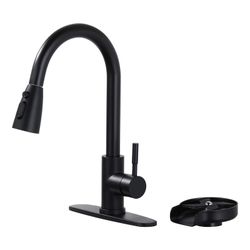 Single Handle Pull Down Sprayer Kitchen Faucet