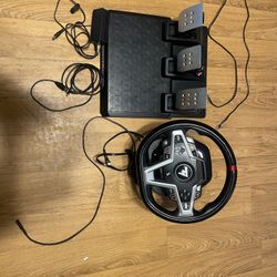 Thrust Master PlayStation Racing Wheel And Pedals 