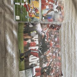  Cleveland Browns Autograph Lot - Dawand Jones, Greedy Williams, Jamie Gillan