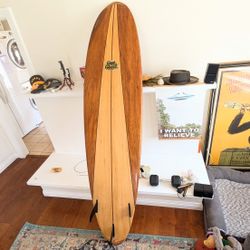 7'6 Surfboard Midlength Robert August Corky Carroll 