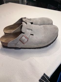 Birkenstock Boston Suede Clogs - Size 44 (Men's 11)