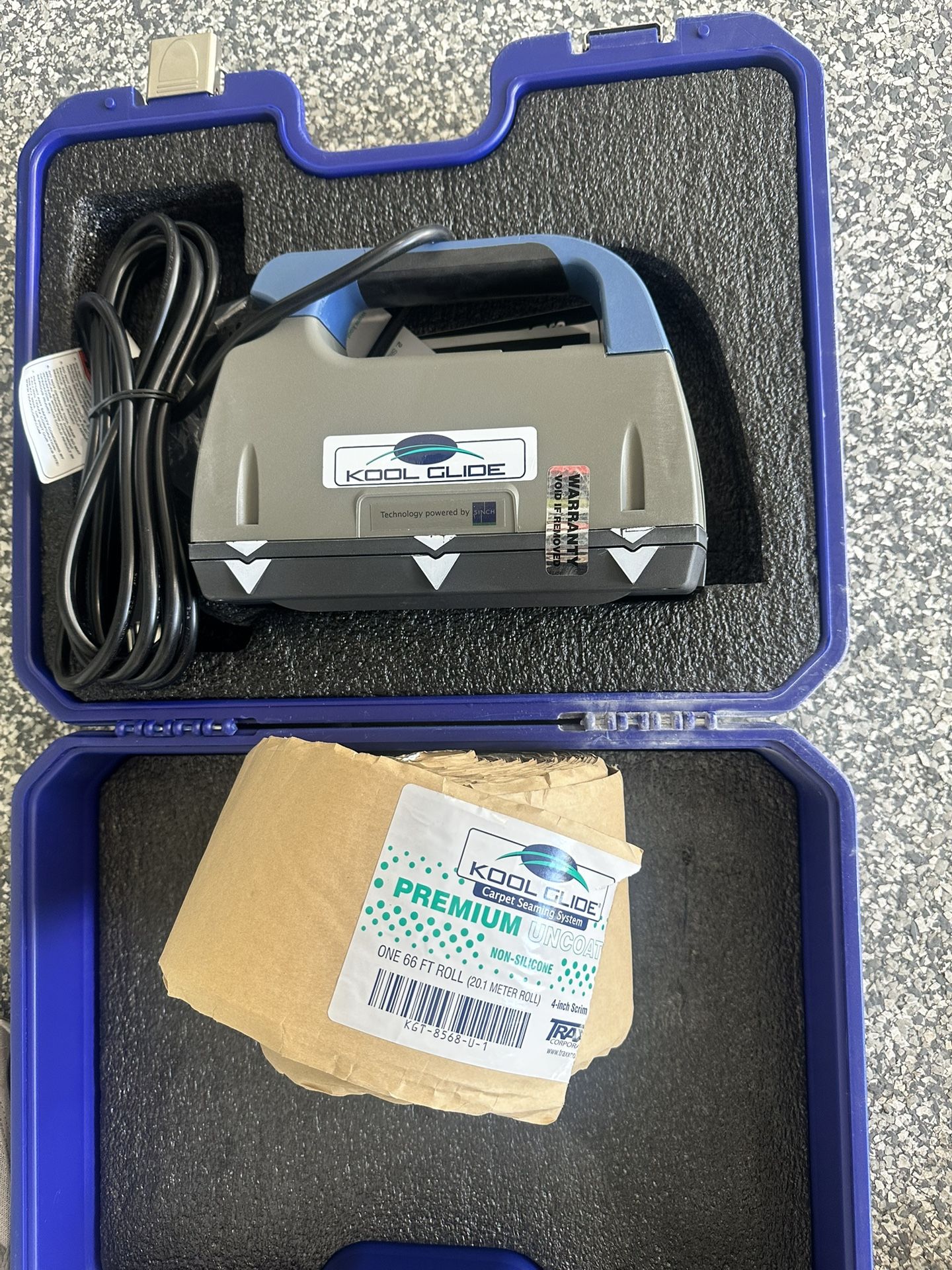 Kool Glide KGX-6810 Pro 2 Carpet Seaming Tool w/Case