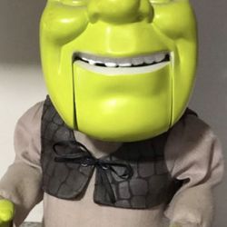 Collectible talking, animated Shrek