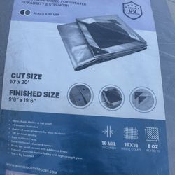 POLY TARP  10”x 20” NEW IN BAG