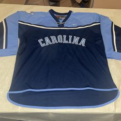Nwot Vintage North Carolina Tar Heels Jersey Blue Hockey Nike NCAA Men’s Medium
