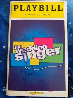 2006 Wedding Singer Broadway Playbill