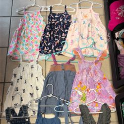 Toddler Girl Clothes Size 3t Sleeveless Summer Dresses 