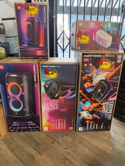 JBL PartyBox Bluetooth Speakers Take One Home Today $0 Initial Payment PLEASE READ DESCRIPTION