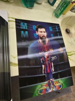 Messi Frame + Hologram Picture