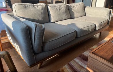 Article Timber couch grey