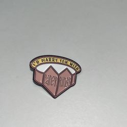 Taylor Swift Paper Rings Enamel Pin 