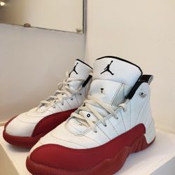 Jordan 1 Mid "Gym Red White" - Big Kids Size 5Y (Women's 6.5-7)