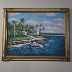 Large Painted Art Frame