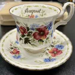 Royal Albert August Poppy Tea Set