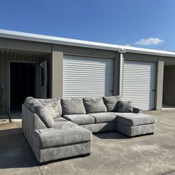 Gray Sectional Couch