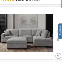 NWT Thomasville Miles Fabric Sectional. 