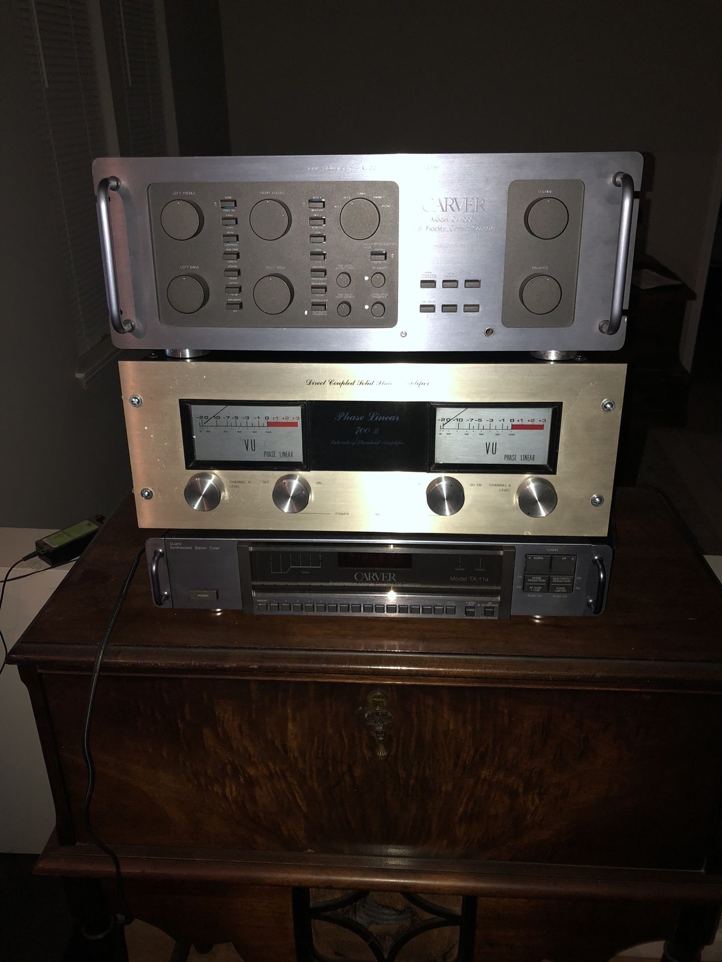 Vintage stereo equipment