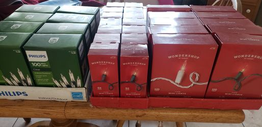 Christmas lights and projectors