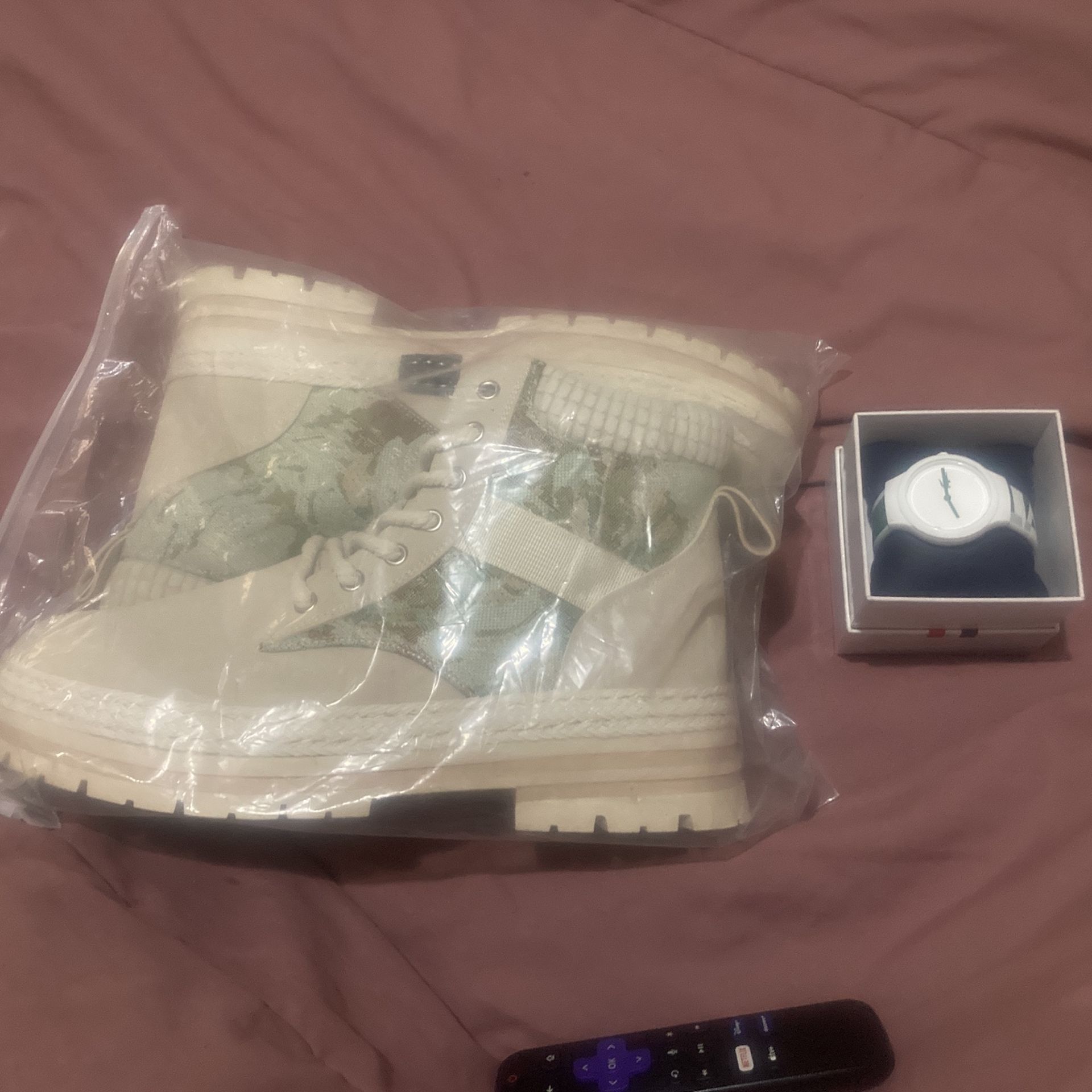 Brand New Boots And Lacoste Watch 