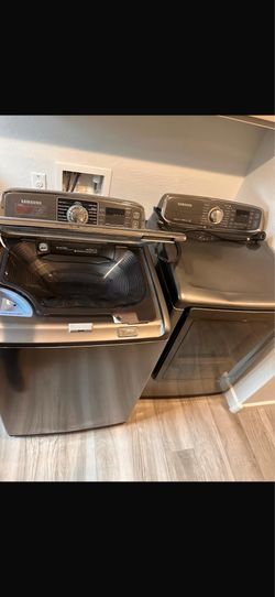 Samsung washer and electric dryer 5.0&7.4 cuft