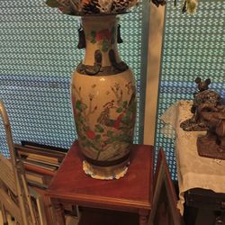 Beautiful Antique Chinese Vase     90.00.    24 Inches Tall 