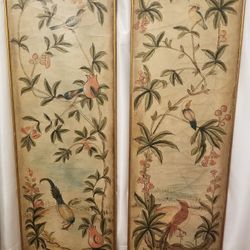 Bird Wall Art on Wooden Boards