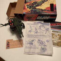 G I JOE HEAVY ARTILLERY LASER (HAL) COMPLETE SET: with BOX and GRAND SLAM