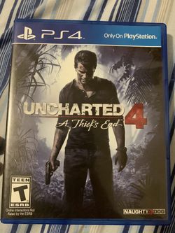 uncharted 4 a thiefs end . sony ps4 game