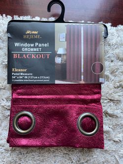 Blackout window curtains set of 4