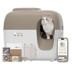 PetSnowy Self-Cleaning Automatic Cat Litter Box 