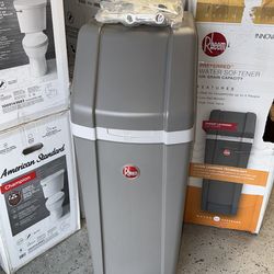 Rheem 32,000 Grain Preferred Home Water Softener for Hard Water and Iron Reduction