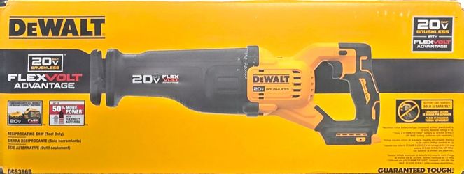 Dewalt 20v/60v flexvolt reciprocating saw