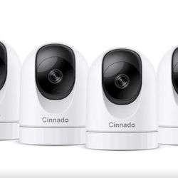2K Home Security Cameras-2.4Ghz WiFi Indoor Camera with 360° Motion Detection for Pets/Nanny/Baby/Dog, 2 Way Audio, 24/7 SD Card Storage, Cloud Storag