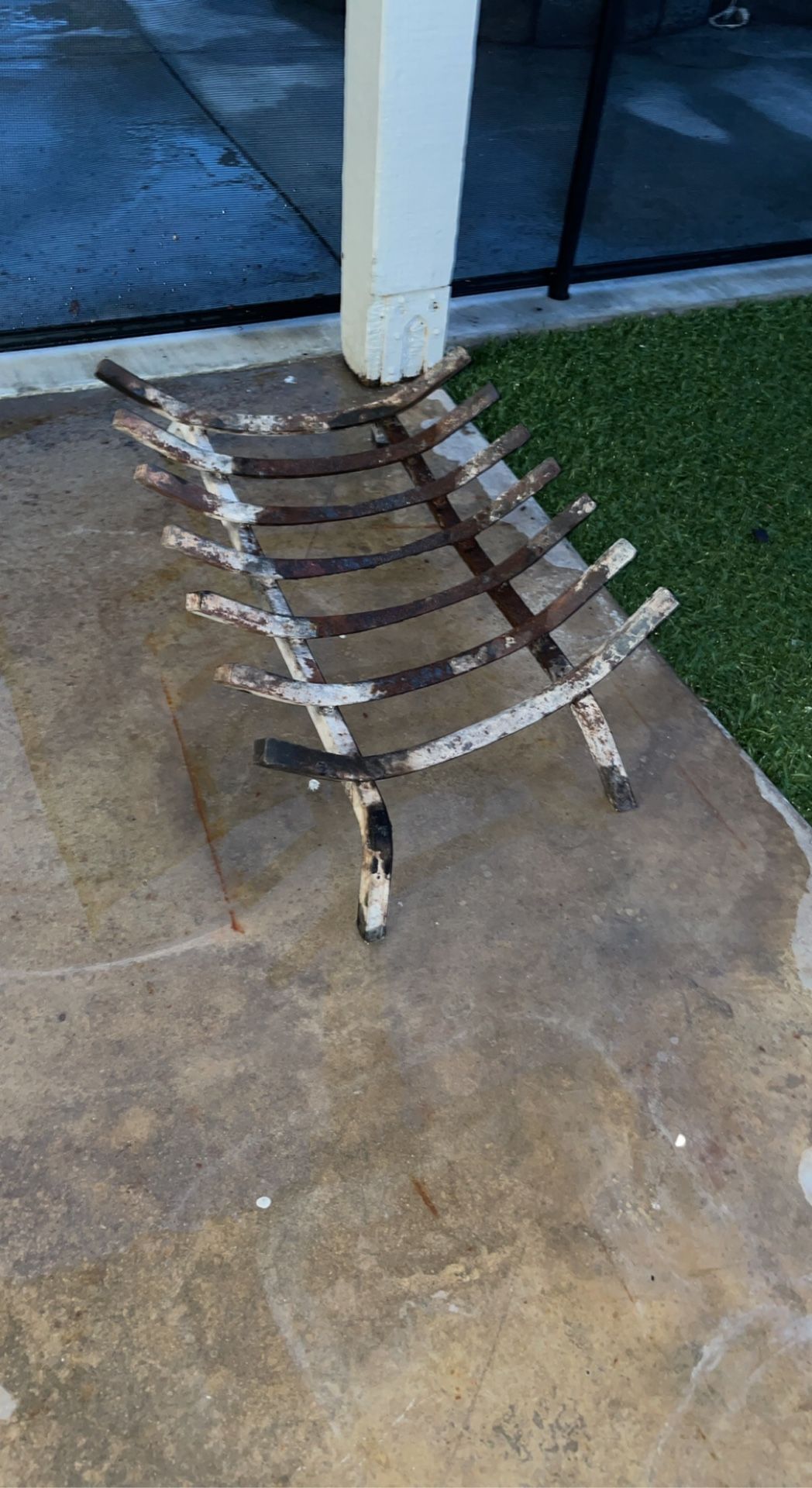 Heavy Duty Cast Iron Fireplace Grate