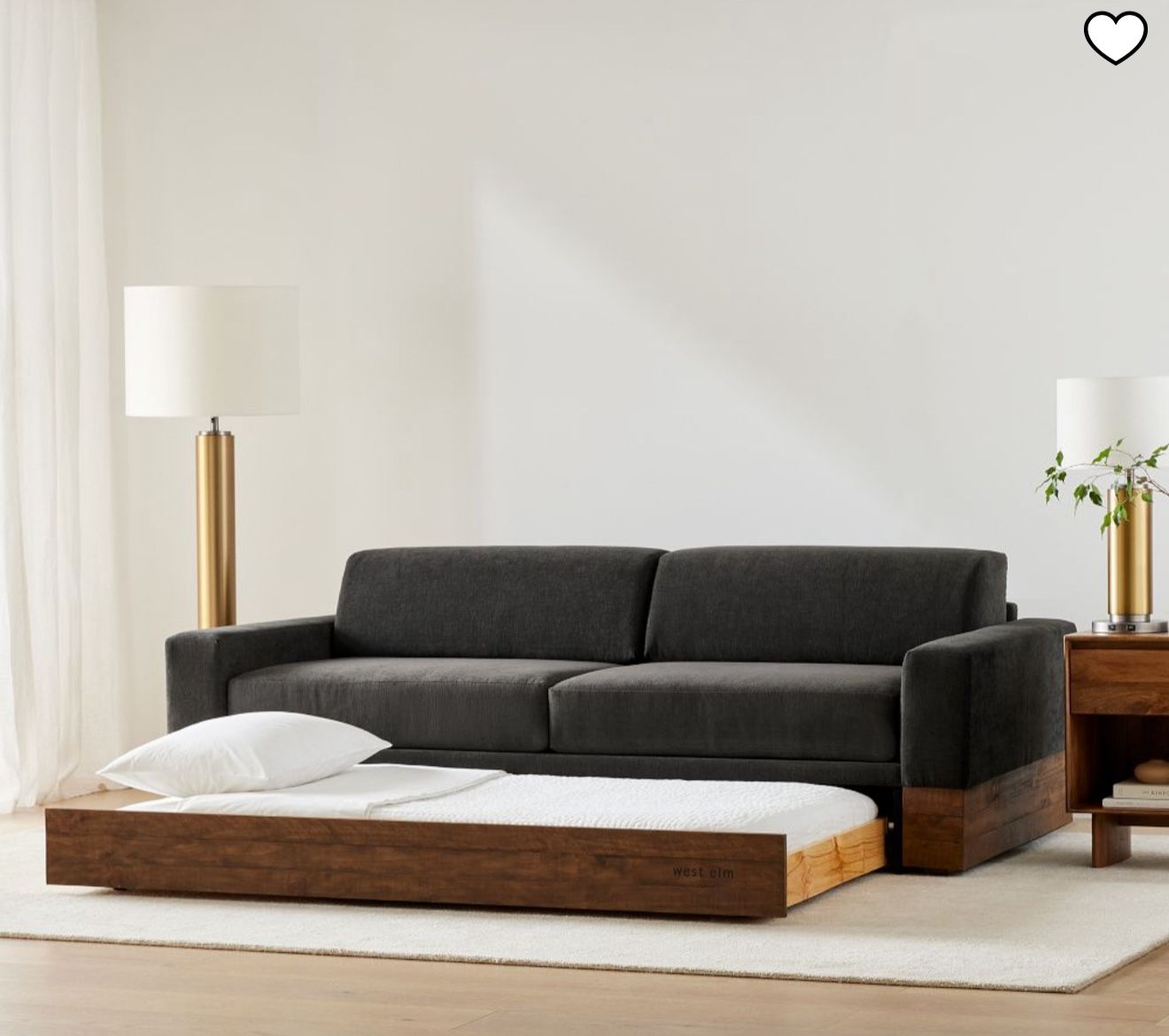 West Elm SpringHill Suites Trundle Sofa & Daybed 