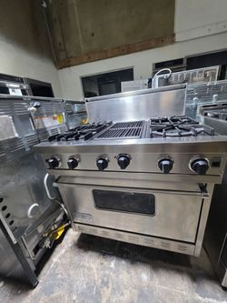 36" VIKING GAS RANGE STAINLESS STEEL