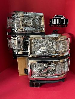 Chevy Silverado 2014. 2015 headlight.