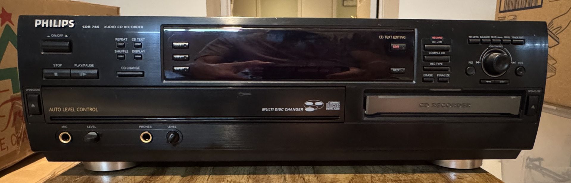 3 Disk CD player & recorder 