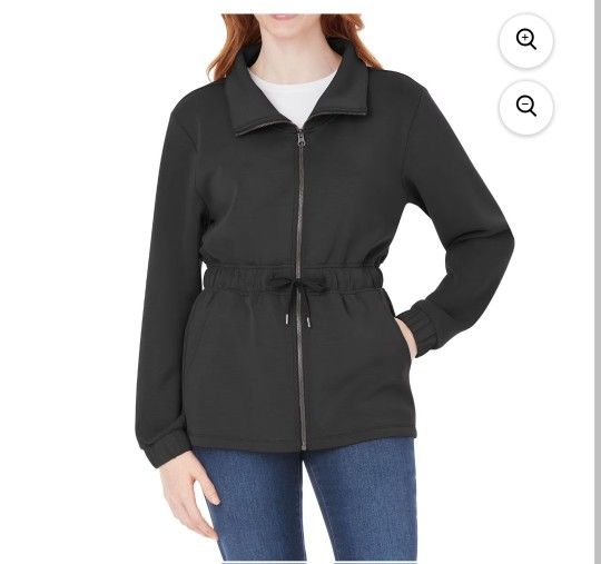 Women's Relaxed Fit Soft Sandwash Jacket Size:XL