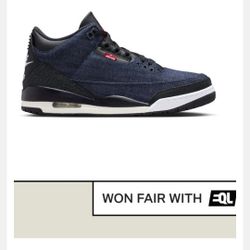 Jordan 3 Retro
Levi’s Indigo 10.5M 