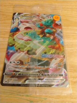 Snorlax VMax Jumbo card