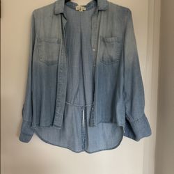 Cloth & Stone Sky Blue Denim Shirt