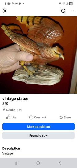 Vintage statue