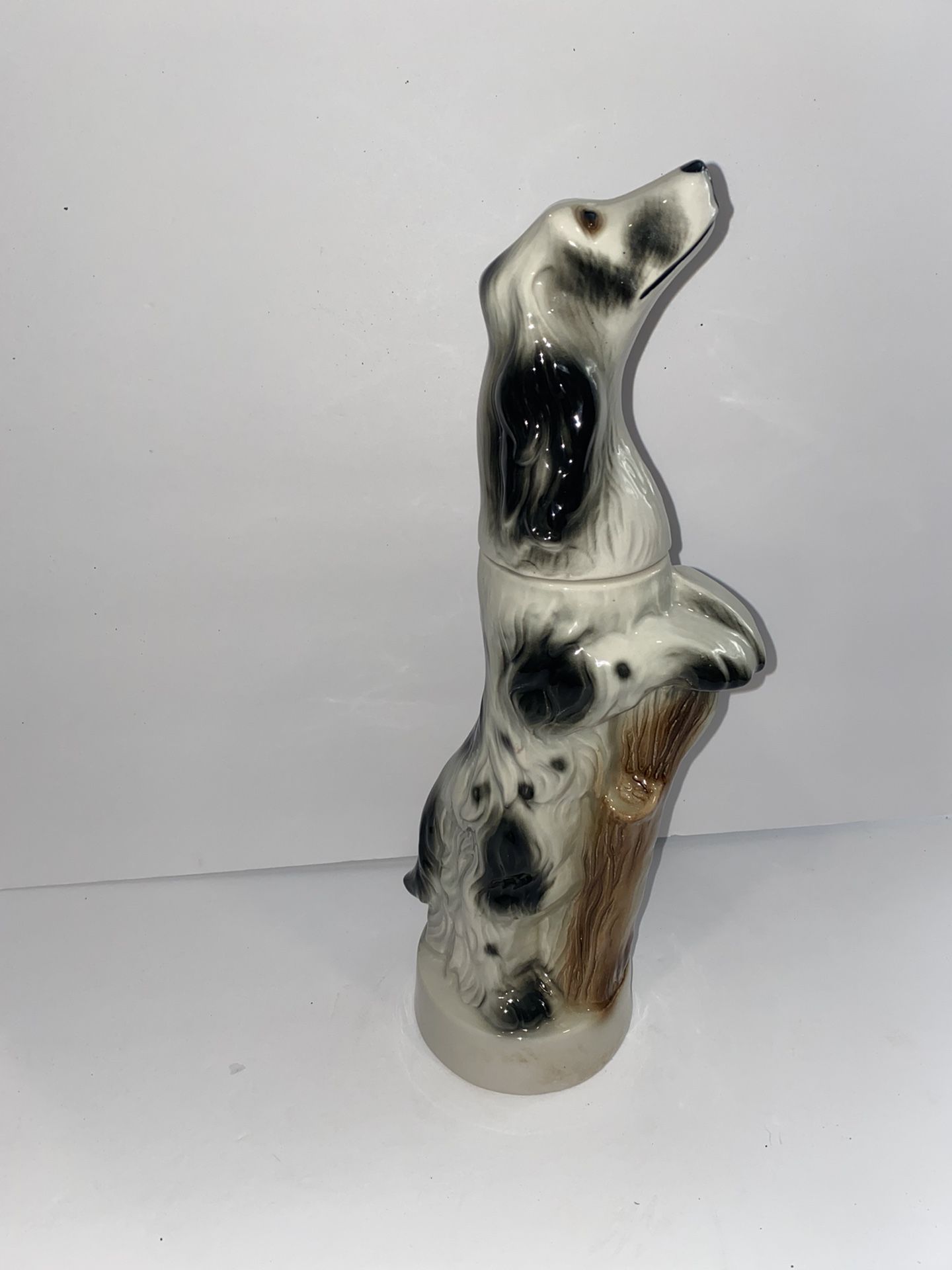 Vintage 1958 Jim Beam SPANIEL SETTER HUNTING DOG Whiskey Decanter Bottle (Empty)